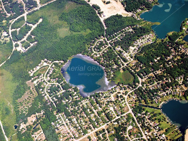 Bass Lake in Oakland County, Michigan